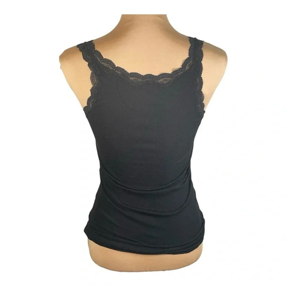 Bundle Of 3 Black Tank Tops American Eagle/Hollister XS/S - Picture 3 of 13